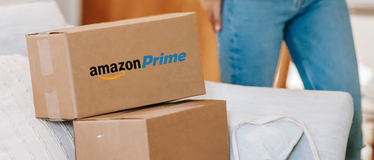 LET BE Macrame amazon prime box on the sofa