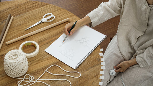 Macrame beginner design the macrame project on sketchbook